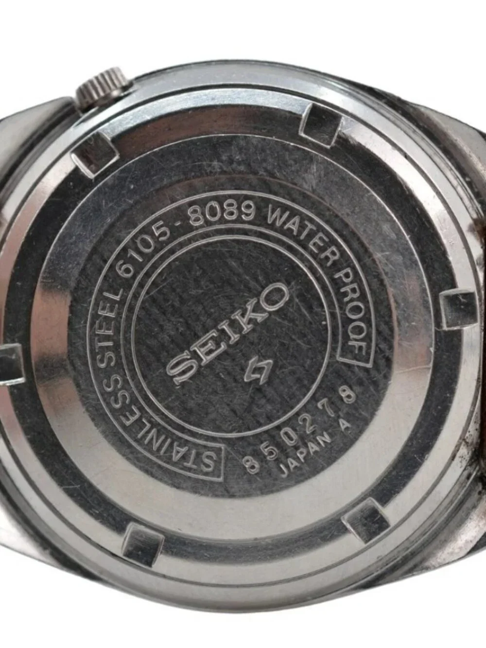 Rare Men's Seiko 36mm Fully Original 1968 Dress Watch Ref: 6105-8089 on Leather!